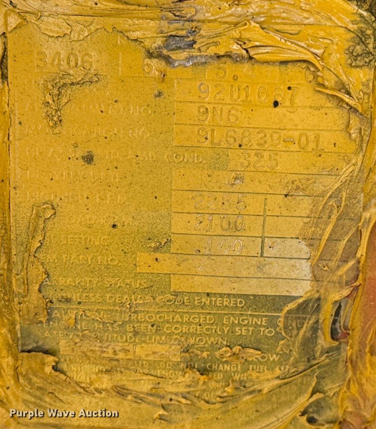 image for item DX0899 Caterpillar 3406 engine