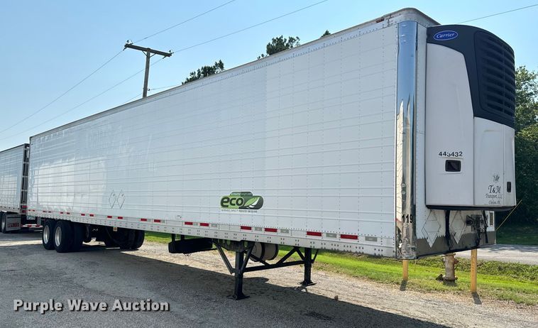 image for item DX0940 2014 Wabash refrigerated van trailer