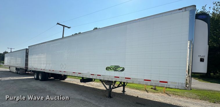 image for item DX0940 2014 Wabash refrigerated van trailer