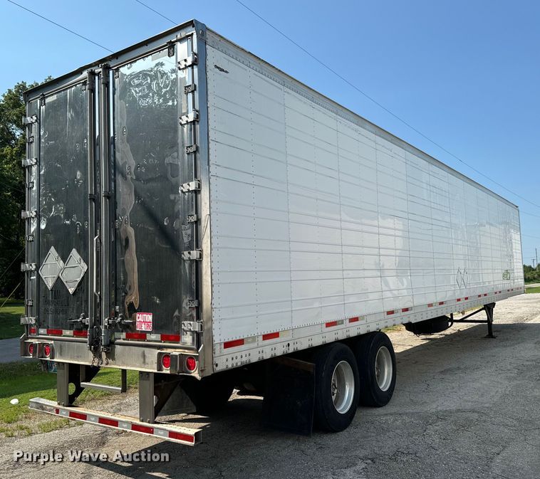 image for item DX0940 2014 Wabash refrigerated van trailer