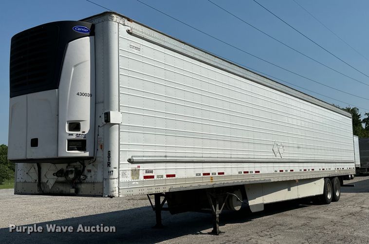 image for item DX0941 2013 Wabash refrigerated van trailer