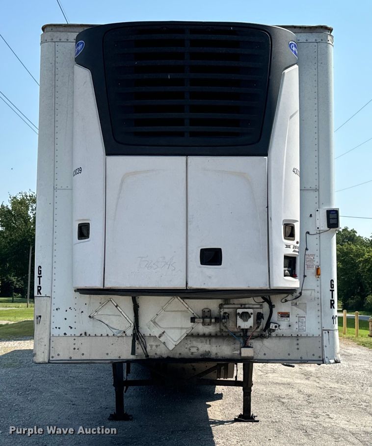 image for item DX0941 2013 Wabash refrigerated van trailer