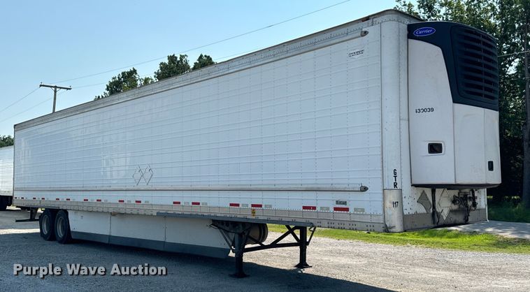 image for item DX0941 2013 Wabash refrigerated van trailer
