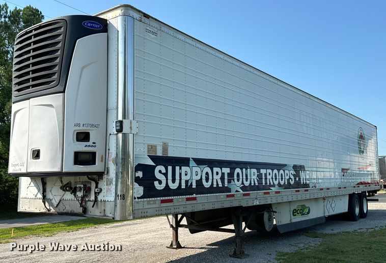 image for item DX0943 2015 Wabash refrigerated van trailer