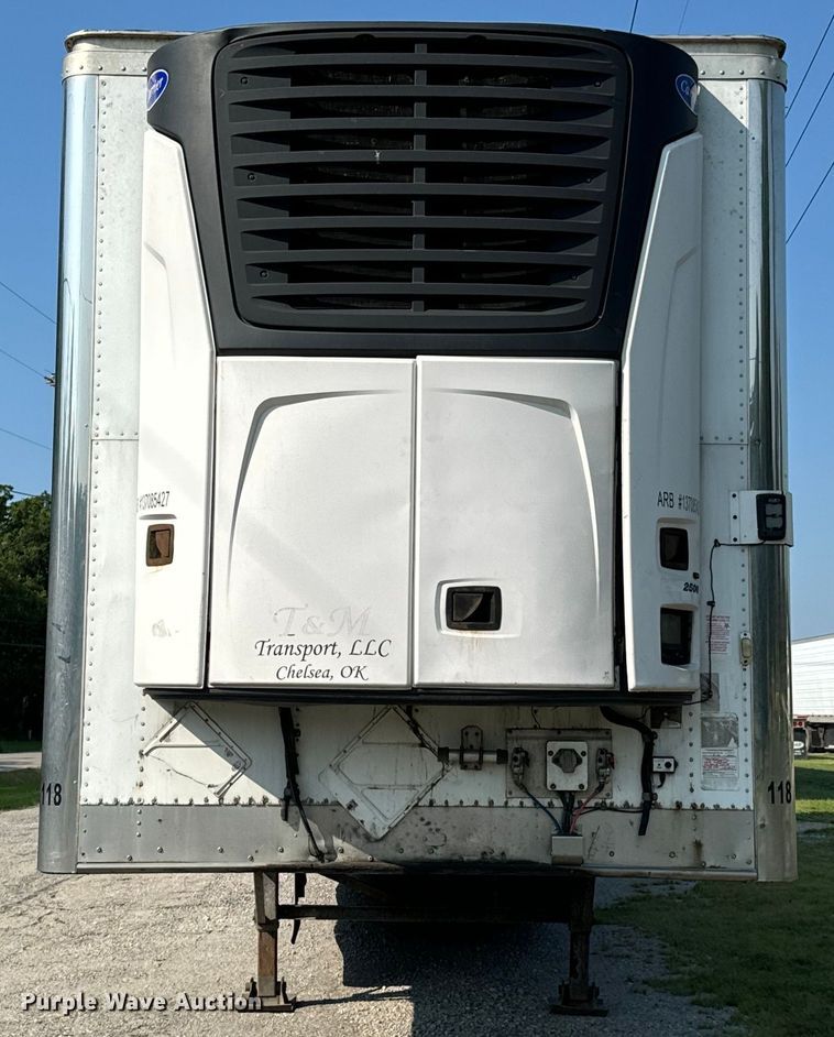 image for item DX0943 2015 Wabash refrigerated van trailer