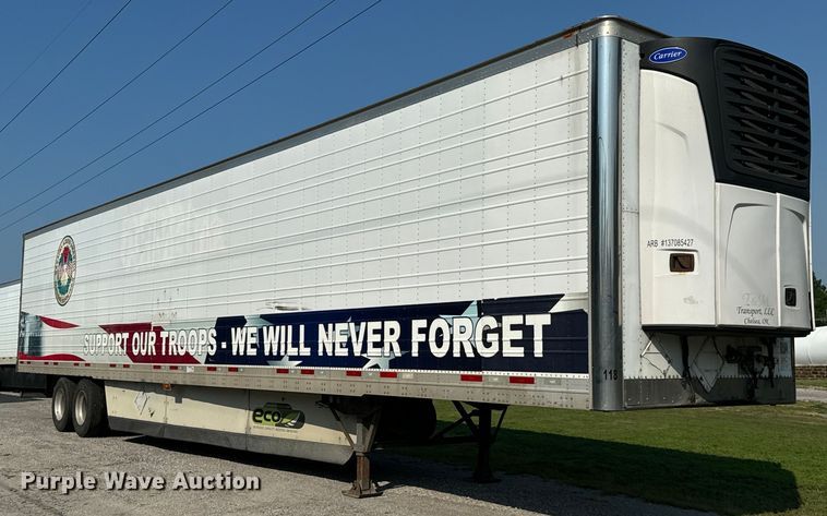 image for item DX0943 2015 Wabash refrigerated van trailer