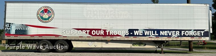 image for item DX0943 2015 Wabash refrigerated van trailer