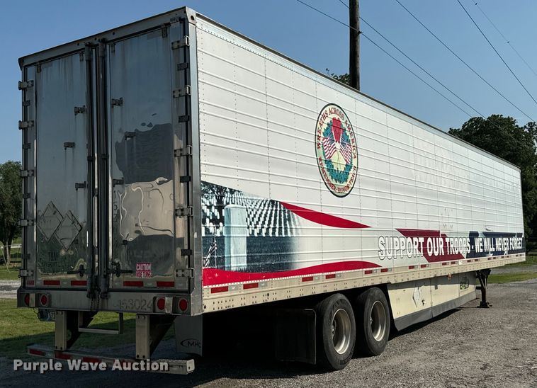 image for item DX0943 2015 Wabash refrigerated van trailer