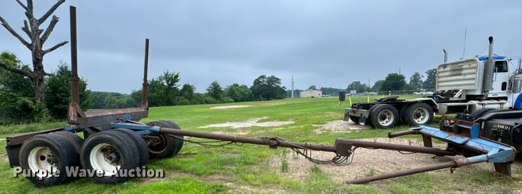 image for item EH3972 1994 Shop built  logging trailer
