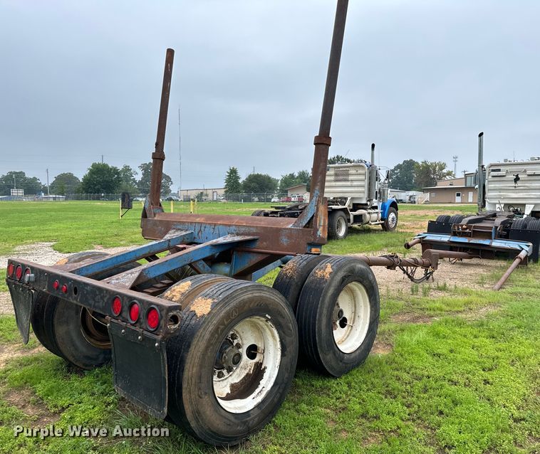 image for item EH3972 1994 Shop built  logging trailer