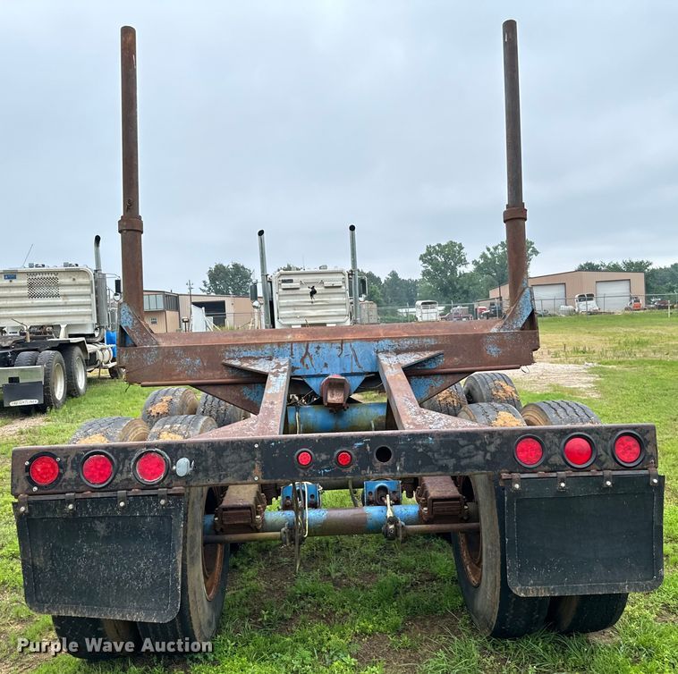 image for item EH3972 1994 Shop built  logging trailer
