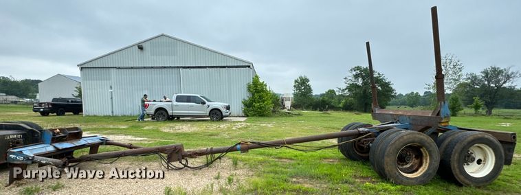 image for item EH3972 1994 Shop built  logging trailer