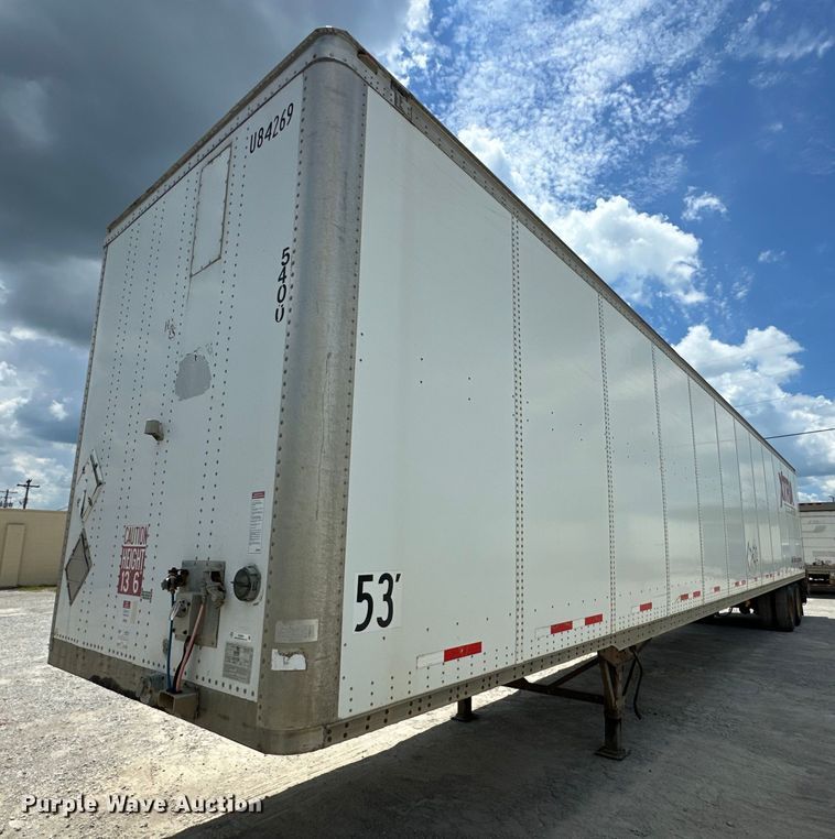 image for item EJ6362 2008 Wabash  dry van trailer