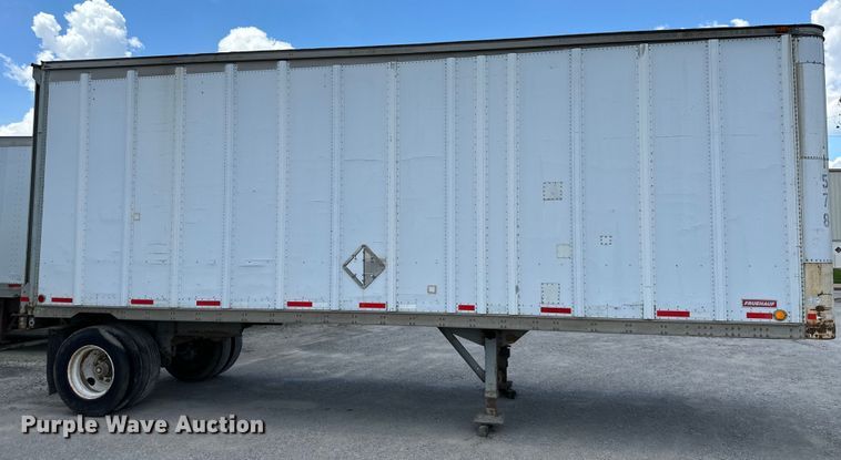 image for item EJ6367 1988 Fruehauf  dry van trailer