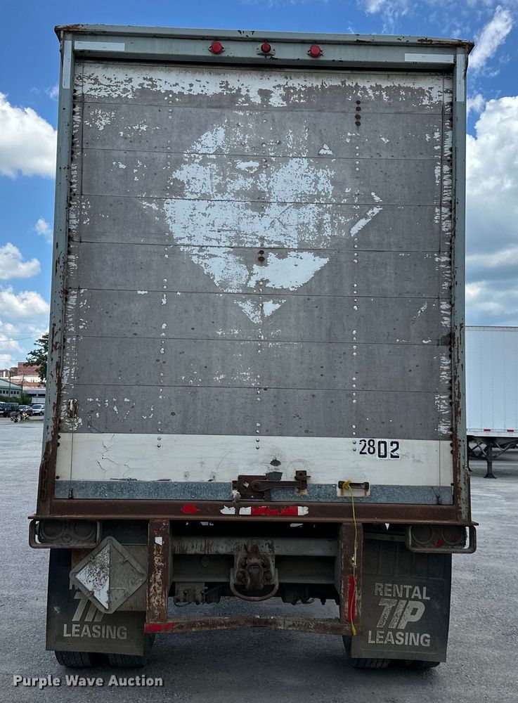 image for item EJ6367 1988 Fruehauf  dry van trailer