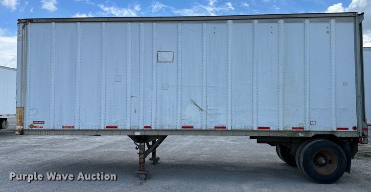 image for item EJ6367 1988 Fruehauf  dry van trailer