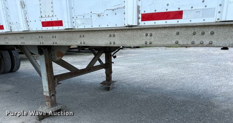 image for item EJ6367 1988 Fruehauf  dry van trailer