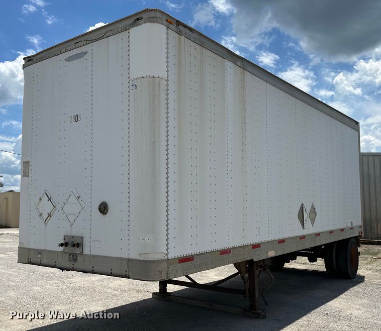 image for item EJ6368 2002 Trailmobile  dry van trailer