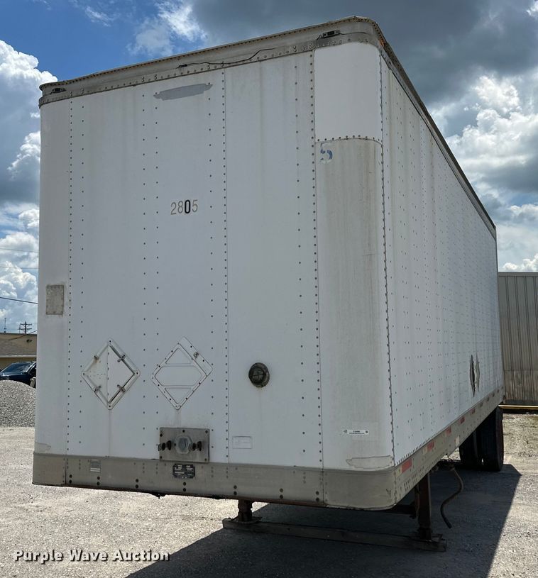 image for item EJ6368 2002 Trailmobile  dry van trailer