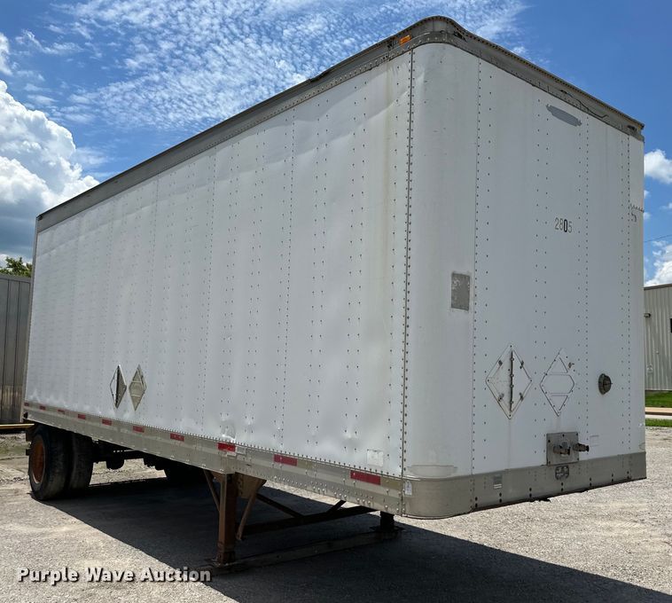 image for item EJ6368 2002 Trailmobile  dry van trailer