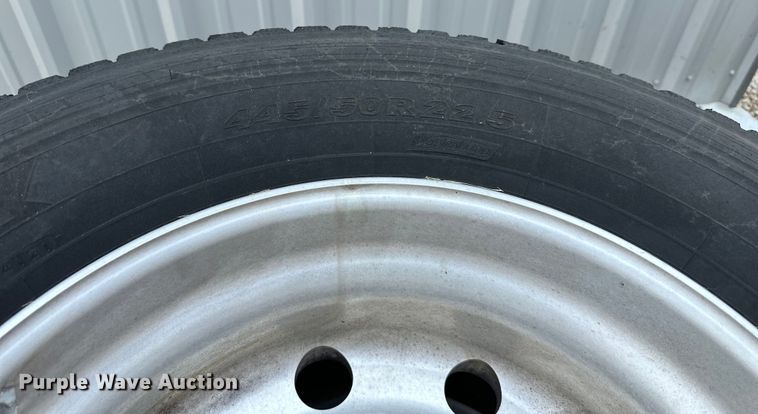 image for item EJ6414 (4) Yokohama 445/50R22.5 tires and wheels