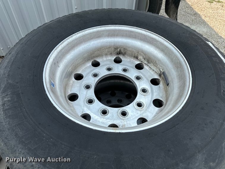 image for item EJ6414 (4) Yokohama 445/50R22.5 tires and wheels