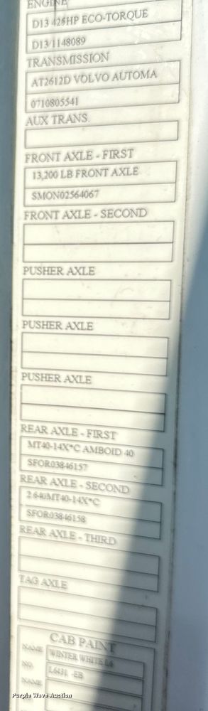 image for item EJ7086 2017 Volvo VN Series semi truck