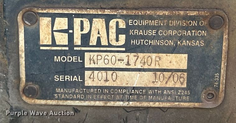 image for item EK4925 2007 Mack CTP713B roll-off container truck