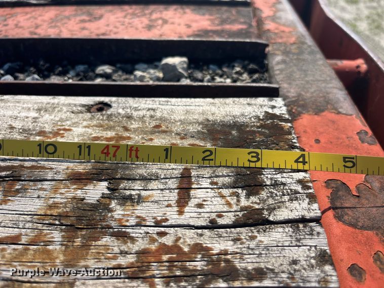 image for item EK8799 1986 Fruehauf  PB100-T2W-48XW flatbed trailer