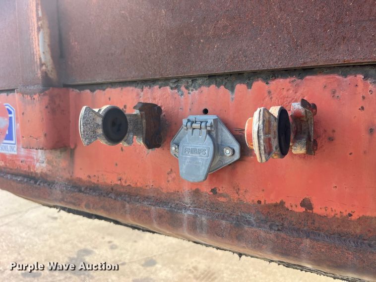 image for item EK8800 1986 Fruehauf  PB100-T2W-48XW flatbed trailer