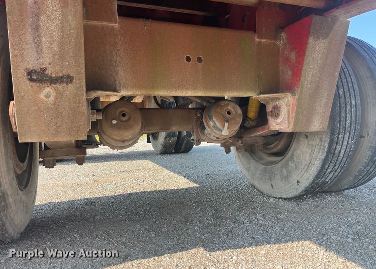 image for item EK8800 1986 Fruehauf  PB100-T2W-48XW flatbed trailer