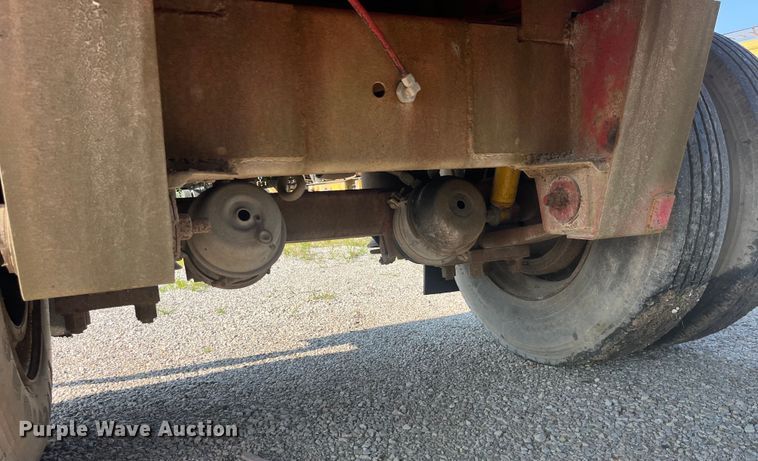 image for item EK8800 1986 Fruehauf  PB100-T2W-48XW flatbed trailer