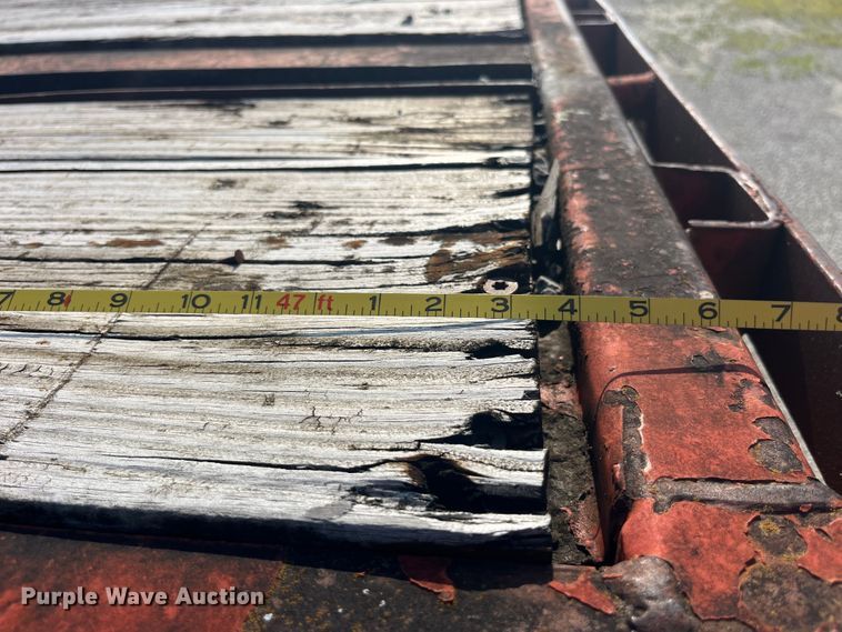 image for item EK8800 1986 Fruehauf  PB100-T2W-48XW flatbed trailer