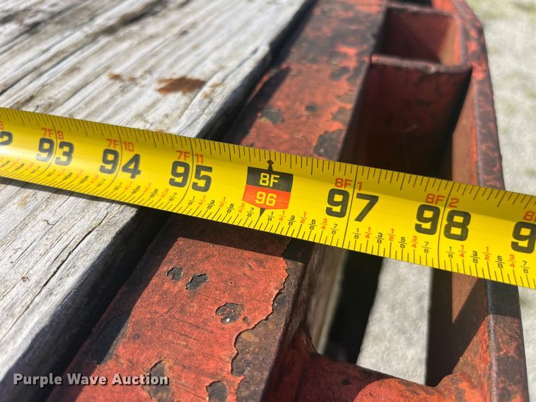 image for item EK8800 1986 Fruehauf  PB100-T2W-48XW flatbed trailer