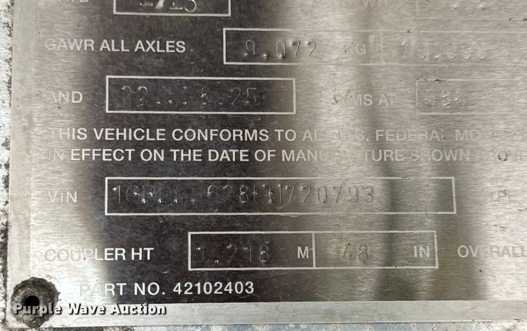 image for item LF9865 2013 Great Dane FXP-0024-00048 flatbed trailer