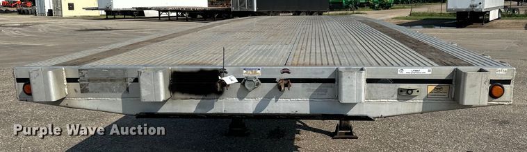 image for item LF9867 2014 Mac TNAR48AF flatbed trailer