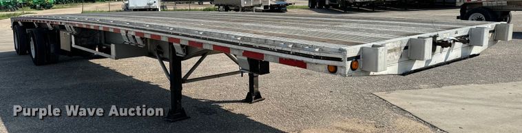 image for item LF9867 2014 Mac TNAR48AF flatbed trailer