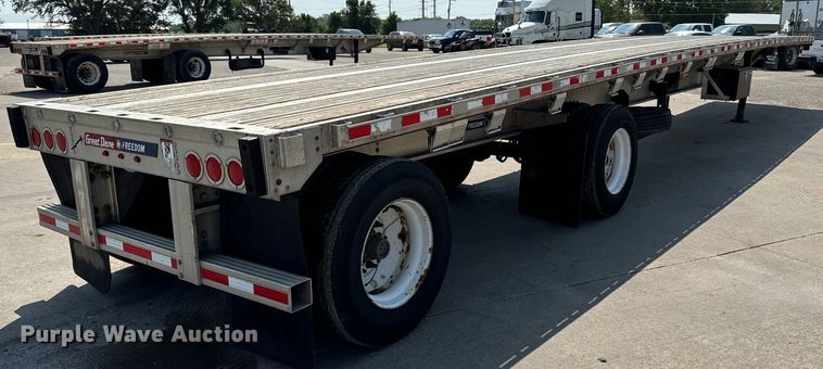 image for item LF9873 2013 Great Dane  FXP-0024-00048  flatbed trailer