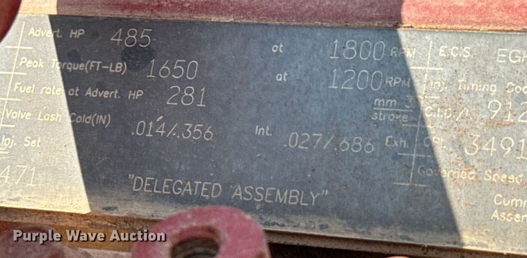 image for item LV9270 2012 Peterbilt  367 semi truck