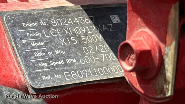 image for item NQ9676 2021 Peterbilt  389 semi truck