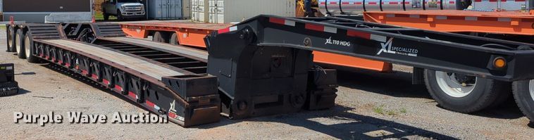 image for item NW9578 2013 XL Specialized Trailers XL 110 HDG lowboy equipment trailer