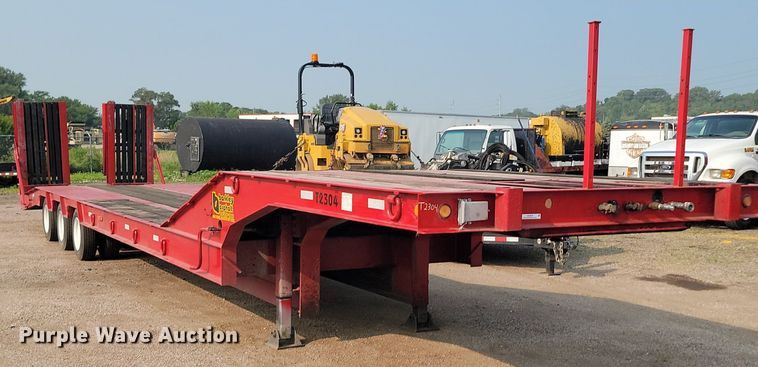 image for item OD9649 1998 Trail Boss drop deck equipment trailer