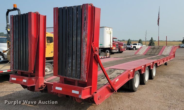 image for item OD9649 1998 Trail Boss drop deck equipment trailer