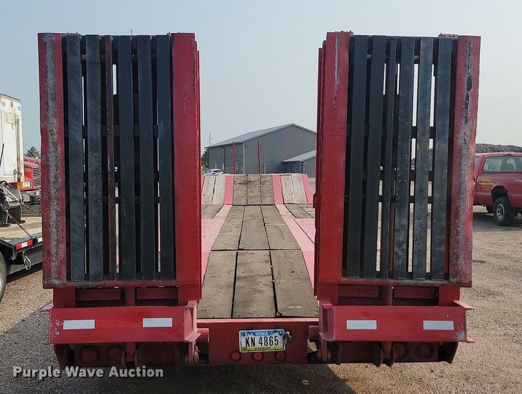 image for item OD9649 1998 Trail Boss drop deck equipment trailer