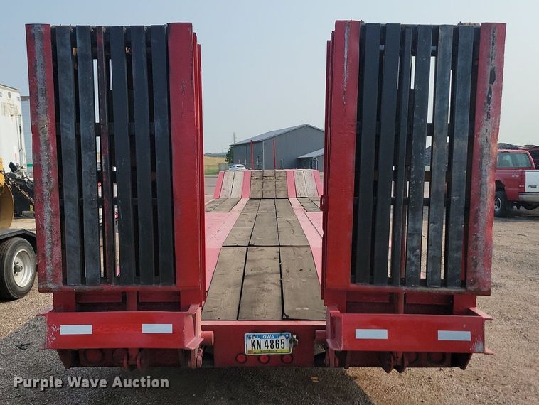 image for item OD9649 1998 Trail Boss drop deck equipment trailer