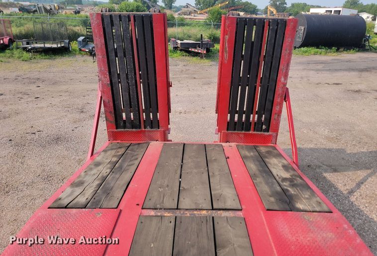 image for item OD9649 1998 Trail Boss drop deck equipment trailer