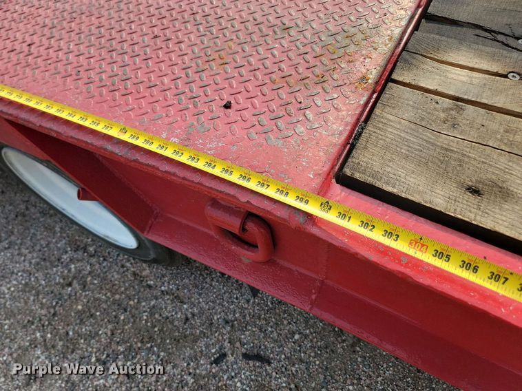 image for item OD9649 1998 Trail Boss drop deck equipment trailer