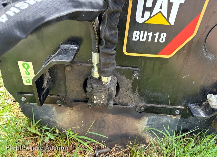 image for item DJ6248 2020 Caterpillar  BU118 skid steer sweeper