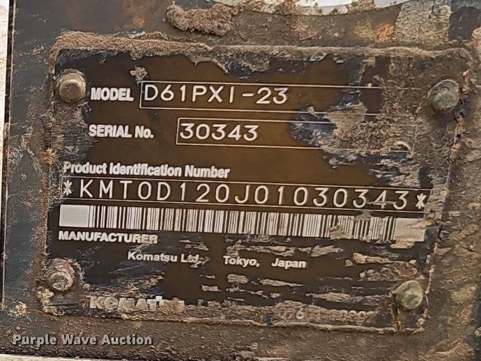 image for item DS4635 2014 Komatsu D61PXI-23 dozer