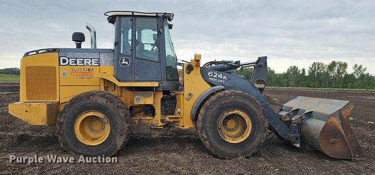 image for item DS4639 2012 John Deere 624K high lift wheel loader